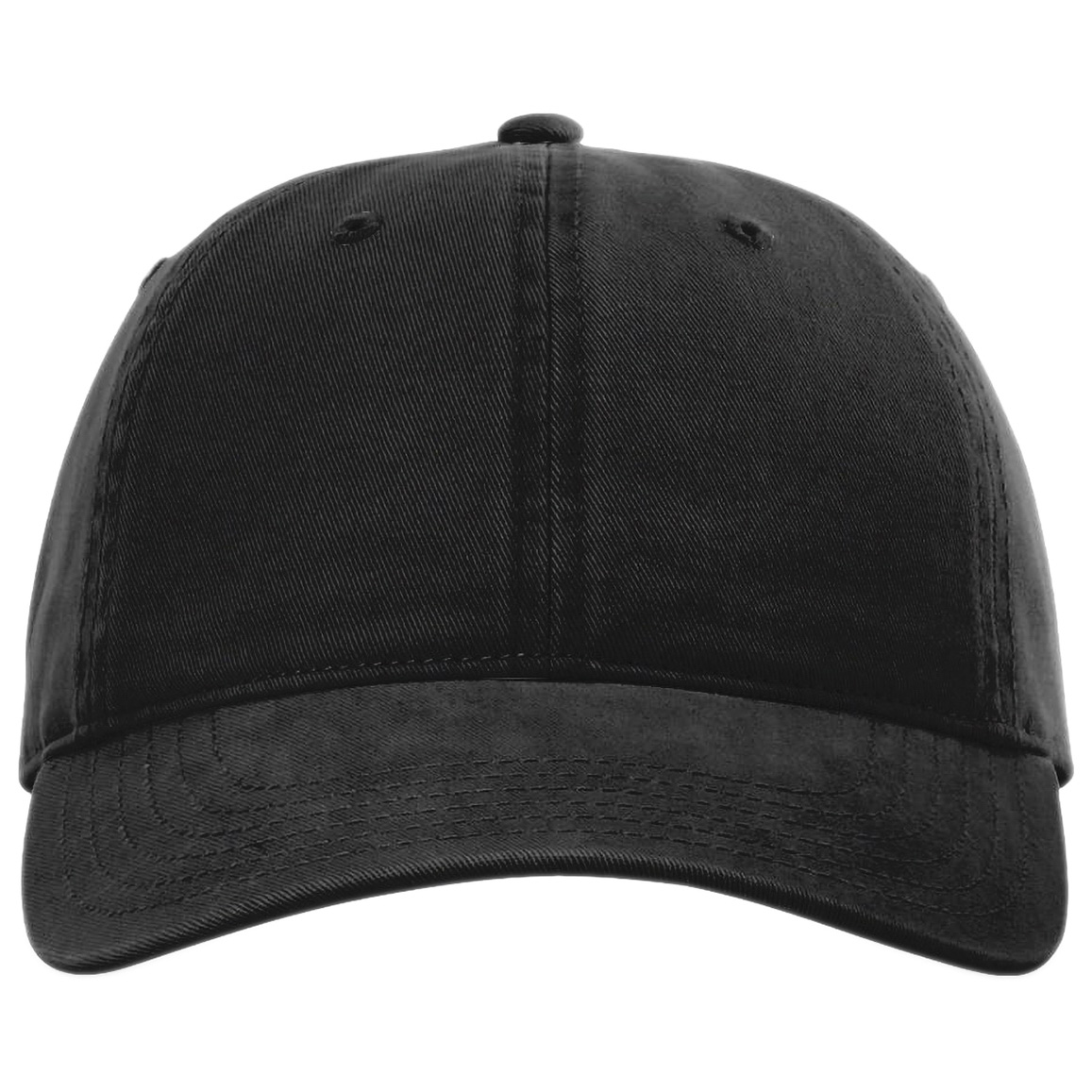 Richardson 326 Peached Cotton Twill Cap - Black