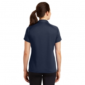 Nike 354064 Ladies Dri-FIT Pebble Texture Polo - Midnight Navy