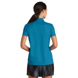 Nike 354067 Ladies Dri-FIT Micro Pique Polo - Tidal Blue