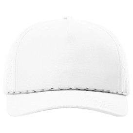 Richardson 355 Laser Perf Performance Rope Cap - White/White Black