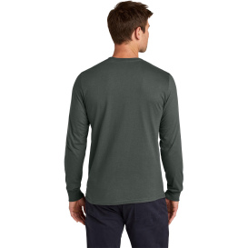 Jerzees 363L Classics Unisex Cotton Long Sleeve T-Shirt - Charcoal Gray