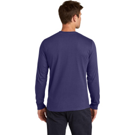 Jerzees 363L Classics Unisex Cotton Long Sleeve T-Shirt - Deep Purple