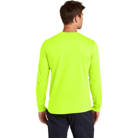 Jerzees 363L Classics Unisex Cotton Long Sleeve T-Shirt - Safety Green