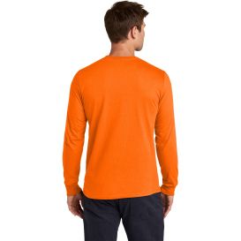 Jerzees 363L Classics Unisex Cotton Long Sleeve T-Shirt - Safety Orange