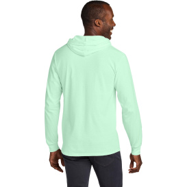 Jerzees 363LH Classics Unisex Cotton Long Sleeve Hooded T-Shirt - Mint To Be