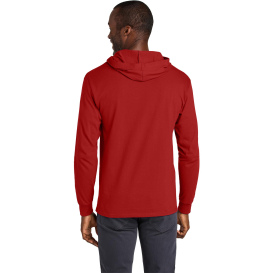 Jerzees 363LH Classics Unisex Cotton Long Sleeve Hooded T-Shirt - True Red