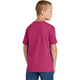 Jerzees 363Y Classics Youth Cotton T-Shirt - Cyber Pink