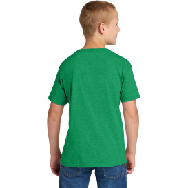 Jerzees 363Y Classics Youth Cotton T-Shirt - Retro Heather Green