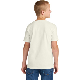 Jerzees 363Y Classics Youth Cotton T-Shirt - Sweet Cream Heather