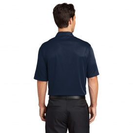 Nike 373749 Dri-FIT Pebble Texture Polo - Midnight Navy