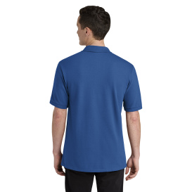 Jerzees 443M Unisex Premium Ring Spun Cotton Pique Sport Shirt - Royal