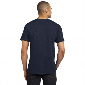 Hanes 5170 EcoSmart 50/50 Cotton/Polyester T-Shirt - Heather Navy