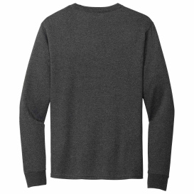 Hanes 5286 Essential-T 100% Cotton Long Sleeve T-Shirt - Charcoal Heather