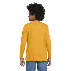 Gildan 5400B Youth Heavy Cotton Long Sleeve T-Shirt - Gold