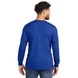 Jerzees 560LS Premium Blend Ring Spun Long Sleeve T-Shirt - Royal Frost