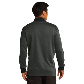 Nike 578673 Dri-FIT 1/2-Zip Cover-Up - Black Heather/Black