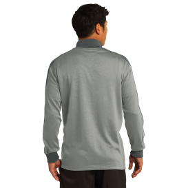 Nike 578673 Dri-FIT 1/2-Zip Cover-Up - Dark Grey Heather/Dark Grey