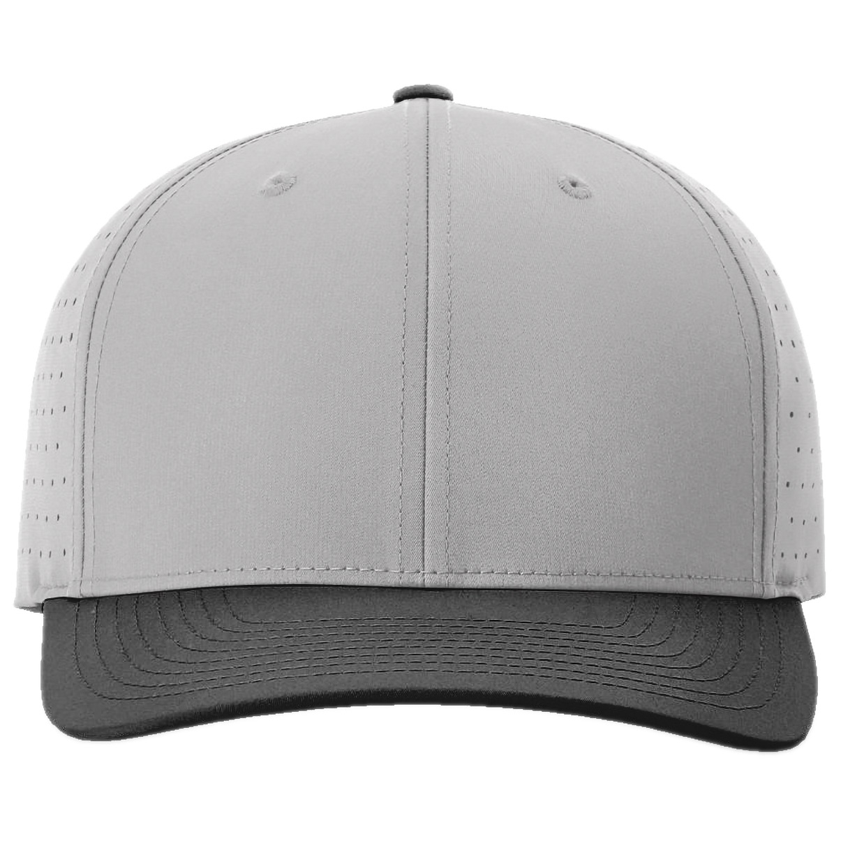 Richardson 632 Laser Perf R-Flex Snapback Cap - Grey/Grey/Black