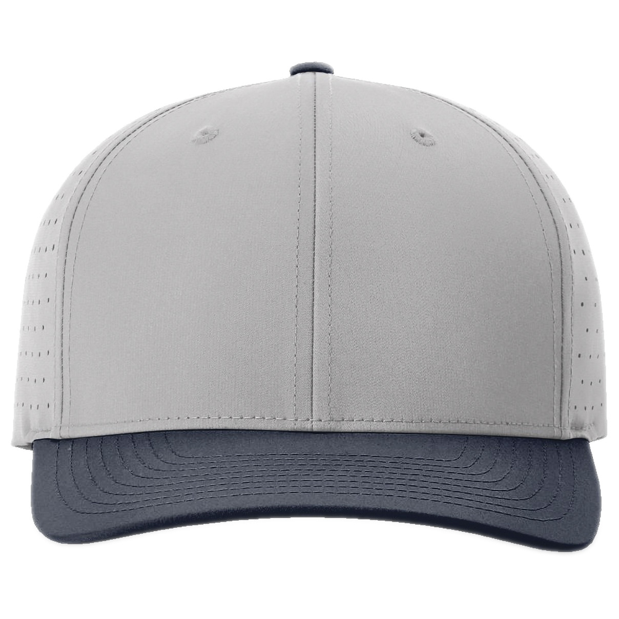Richardson 632 Laser Perf R-Flex Snapback Cap - Grey/Grey/Navy