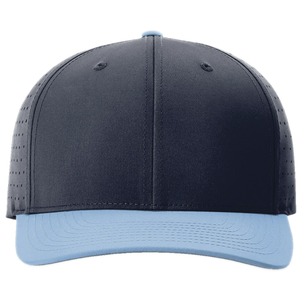 Richardson 632 Laser Perf R-Flex Snapback Cap - Navy/Navy/Columbia Blue