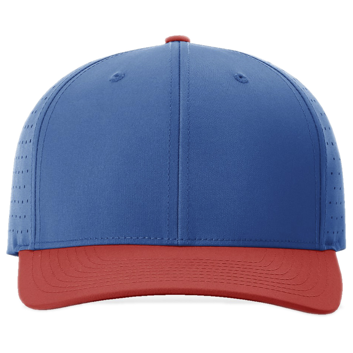 Richardson 632 Laser Perf R-Flex Snapback Cap - Royal/Royal/Red