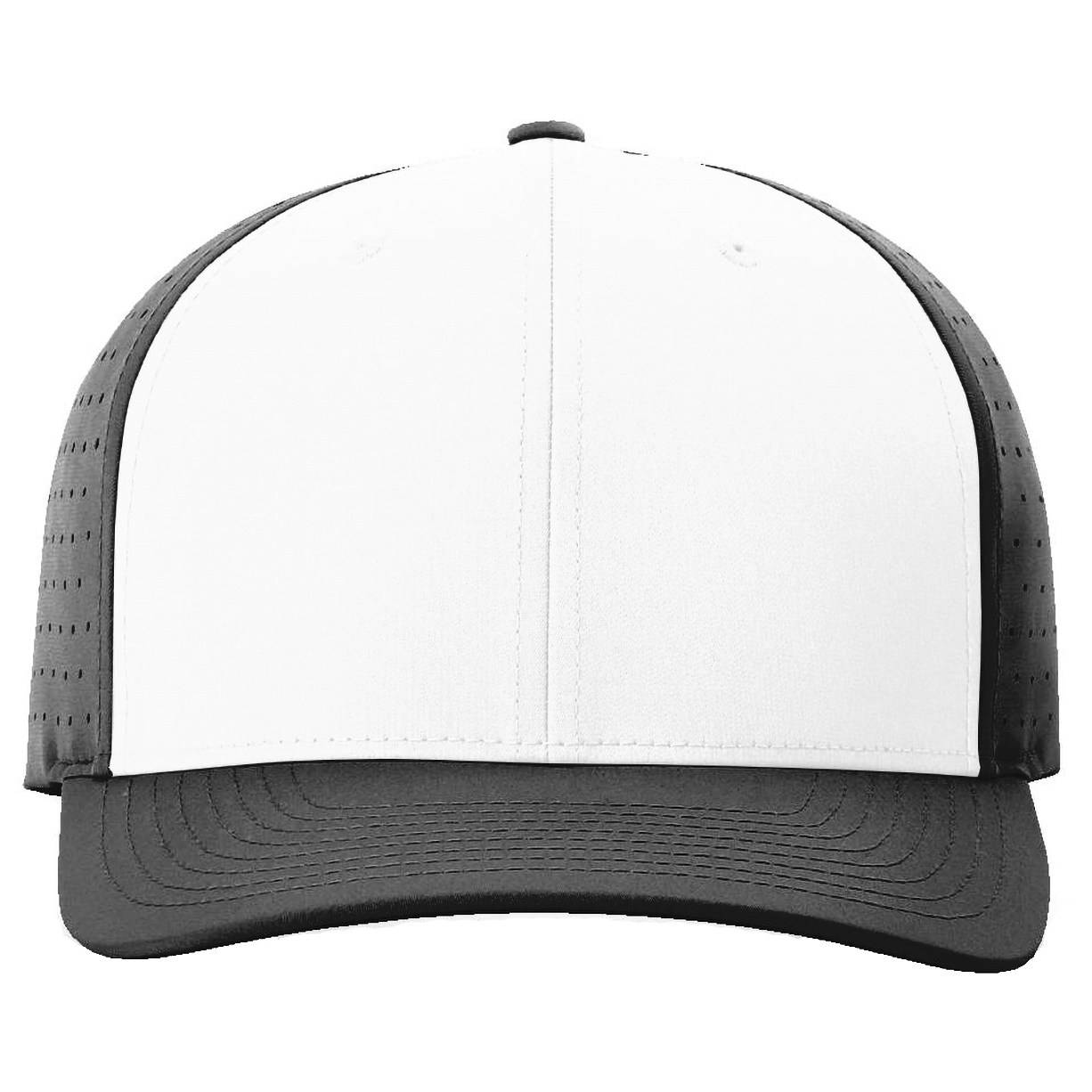 Richardson 632 Laser Perf R-Flex Snapback Cap - White/Black/Black