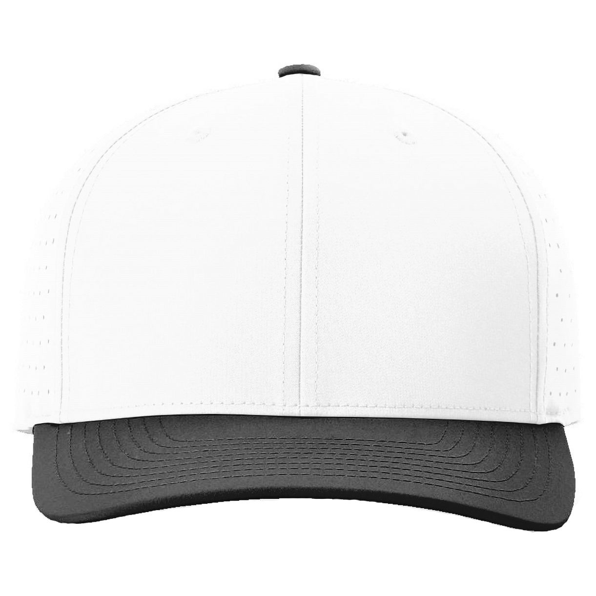Richardson 632 Laser Perf R-Flex Snapback Cap - White/White/Black