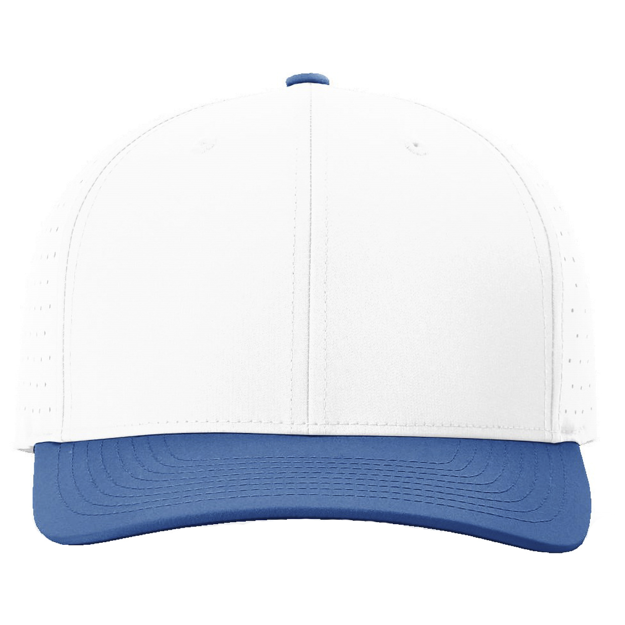 Richardson 632 Laser Perf R-Flex Snapback Cap - White/White/Royal
