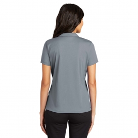 Nike 637165 Ladies Dri-FIT Vertical Mesh Polo - Cool Grey