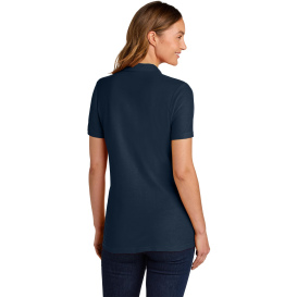 Gildan 64800L Ladies Softstyle Pique Polo - Navy