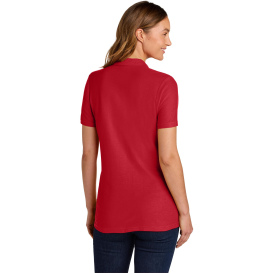 Gildan 64800L Ladies Softstyle Pique Polo - Red