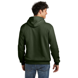 Jerzees 700M Eco Premium Blend Pullover Hooded Sweatshirt - Military Green Heather