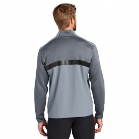 Nike 746102 Dri-FIT Fabric Mix 1/2-Zip Cover-Up - Cool Grey/Dark Grey