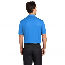 Nike 838964 Dri-FIT Embossed Tri-Blade Polo - Brisk Blue