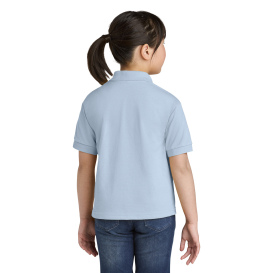 Gildan 8800B Youth DryBlend Jersey Knit Sport Shirt - Light Blue