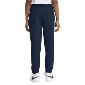 Jerzees 975B Youth NuBlend Jogger Sweatpants - J Navy