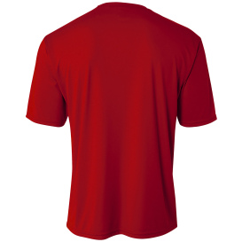 A4 A4N3142 Cooling Performance Short Sleeve Tee - Scarlet