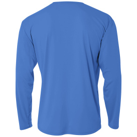 A4 A4N3165 Cooling Performance Long Sleeve Tee - Electric Blue