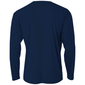 A4 A4N3165 Cooling Performance Long Sleeve Tee - Navy