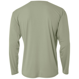 A4 A4N3165 Cooling Performance Long Sleeve Tee - Olive