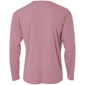 A4 A4N3165 Cooling Performance Long Sleeve Tee - Pink