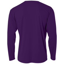 A4 A4N3165 Cooling Performance Long Sleeve Tee - Purple