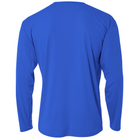 A4 A4N3165 Cooling Performance Long Sleeve Tee - Royal