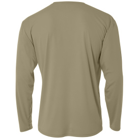 A4 A4N3165 Cooling Performance Long Sleeve Tee - Sand