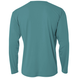 A4 A4N3165 Cooling Performance Long Sleeve Tee - Teal