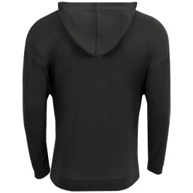 A4 A4N3528 Softek Long Sleeve Hooded Tee - Black
