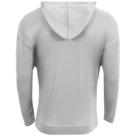 A4 A4N3528 Softek Long Sleeve Hooded Tee - Silver