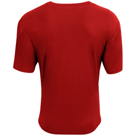 A4 A4N3531 AirFlex Short Sleeve Tee - Scarlet