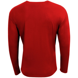 A4 A4N3532 AirFlex Long Sleeve Tee - Scarlet