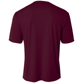 A4 A4NB3142 Youth Cooling Performance Short Sleeve Tee - Maroon